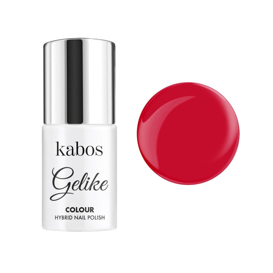 

Kabos, Гибридный лак для ногтей, цвет Gelike Raspberry, 5 мл