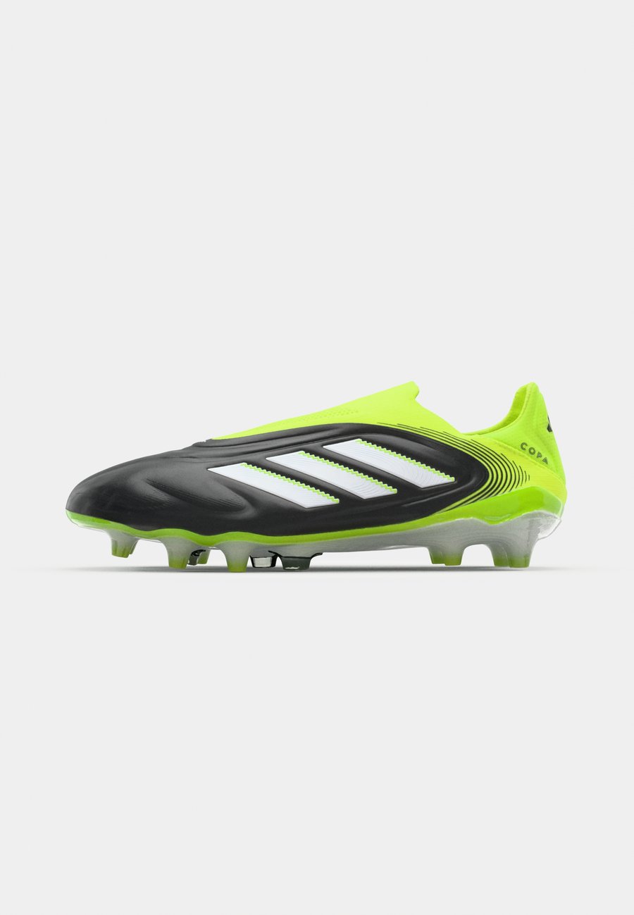Кроссовки Adidas Performance COPA PURE III ELITE LACELESS FIRM GROUND FOOTBALL BOOTS, Core Black/Footwear White/Lucid Lemon/Black — фото 2