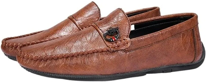 Лоферы кожаные Loafers Brown SayfuR