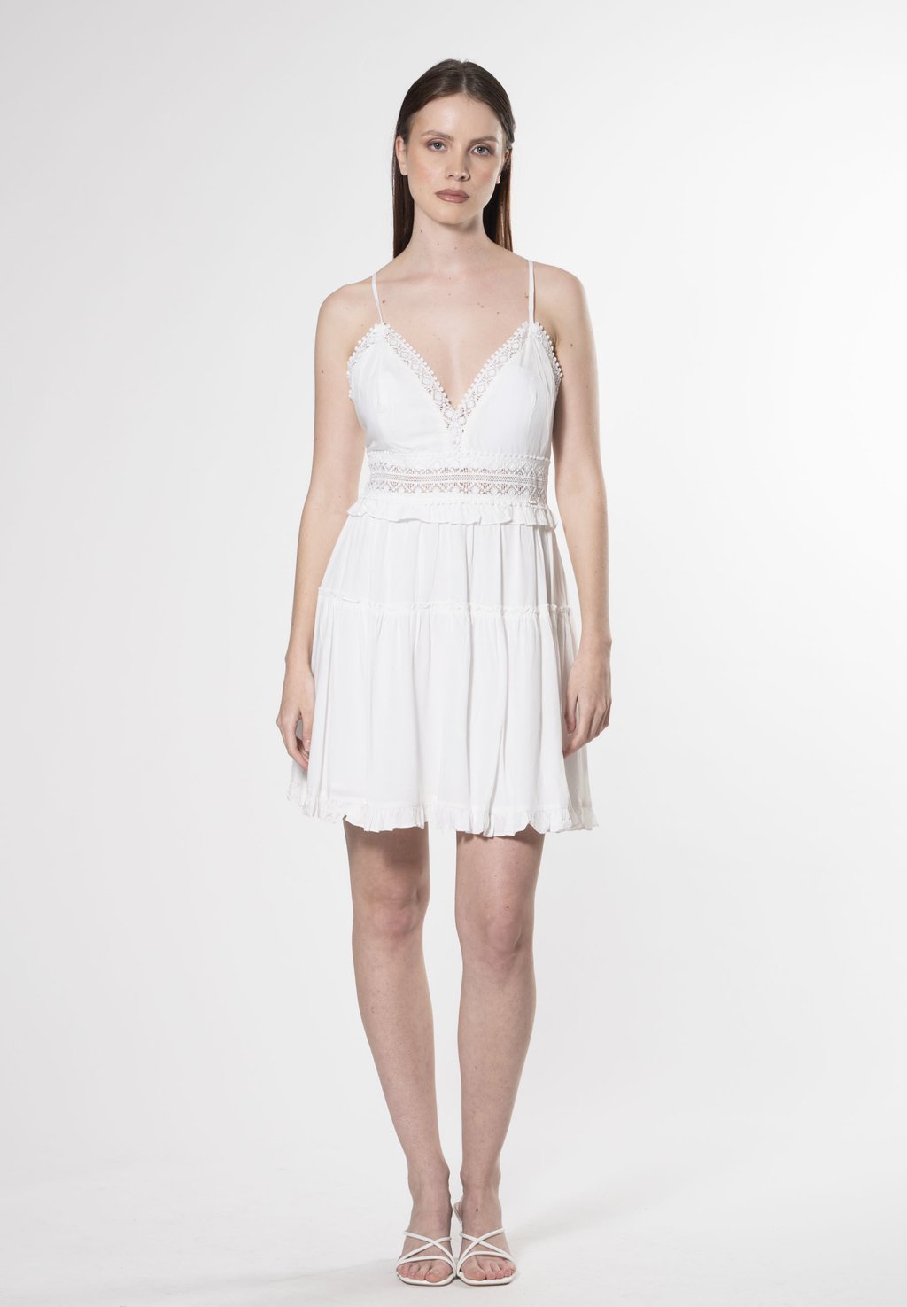 

Повседневное платье DRESS CROCHET SUNNY DRESS INFLUENCER, белый