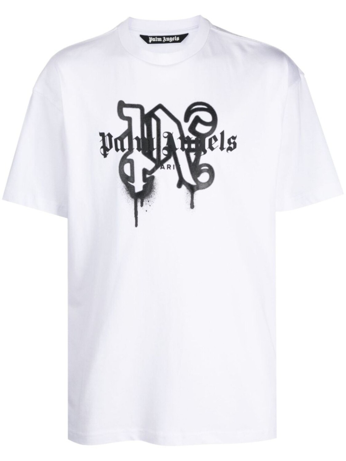 

Palm Angels футболка Paris с монограммой, белый