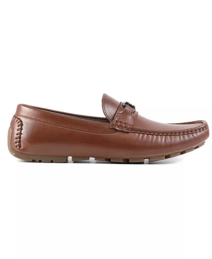 Мужские лоферы Attle Moc Toe для вождения Tommy Hilfiger, коричневый — фото 2