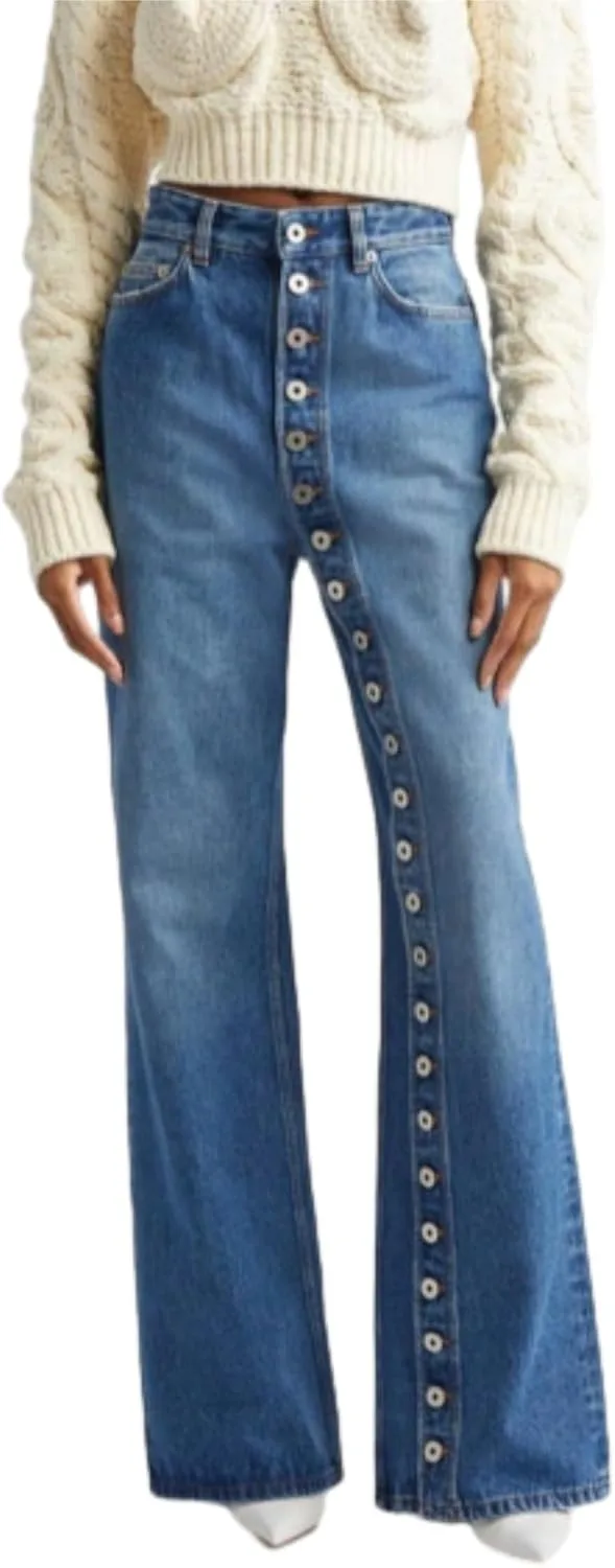 

Женские джинсы прямого кроя relaxed fit с аппликацией EXPJEAS