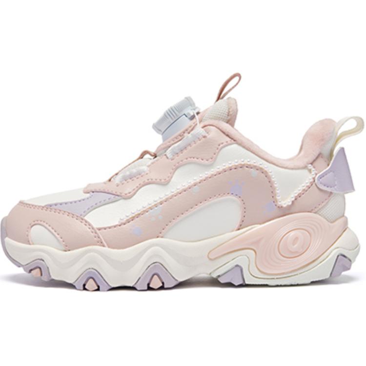 

Детская повседневная обувь для дошкольников QIAODAN, слоновая кость/белый/розовый/персиковый