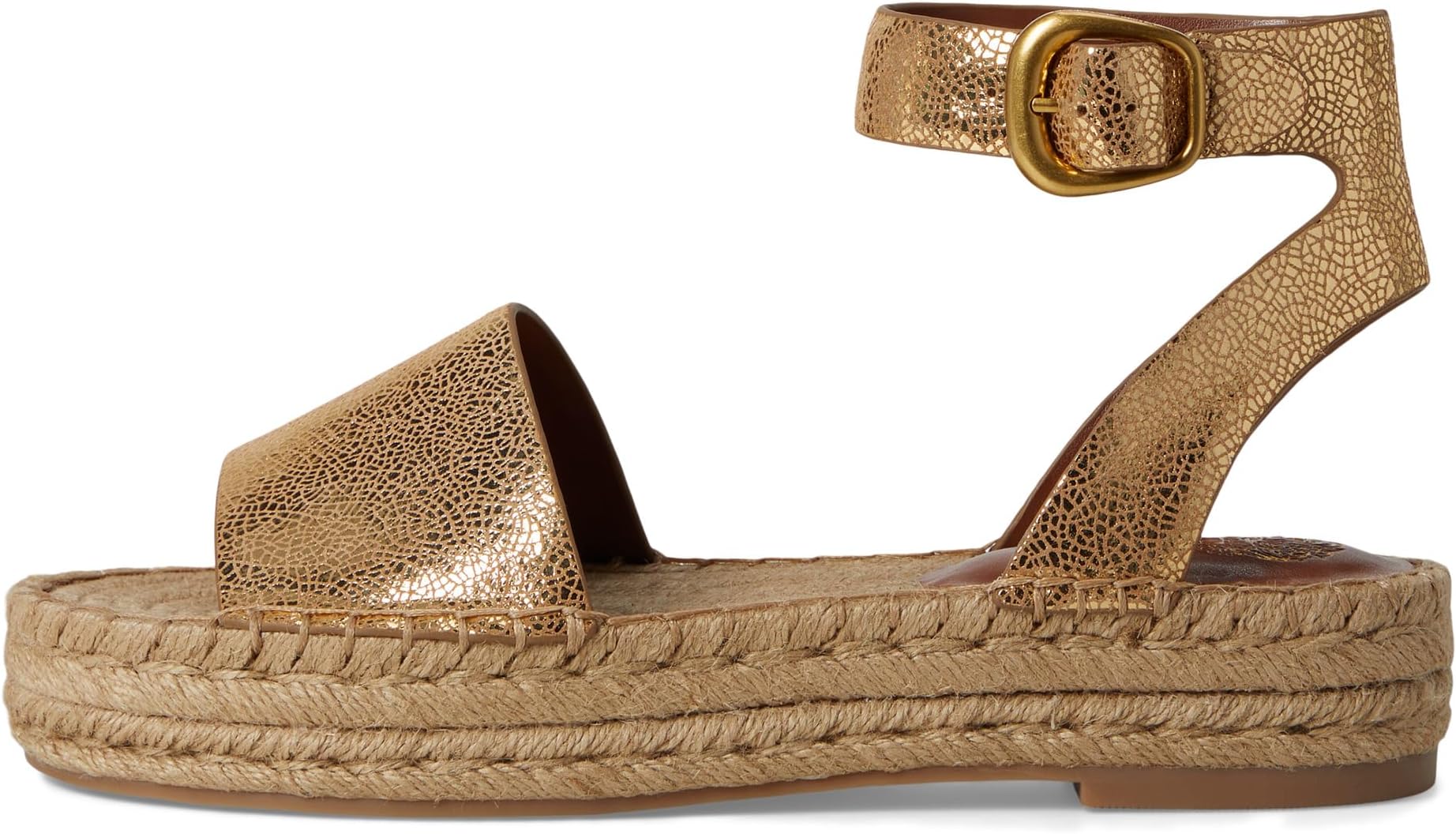 Сандалии Vince Camuto Darna Espadrille Platform Sandals, цвет Neutral Gold — фото 4