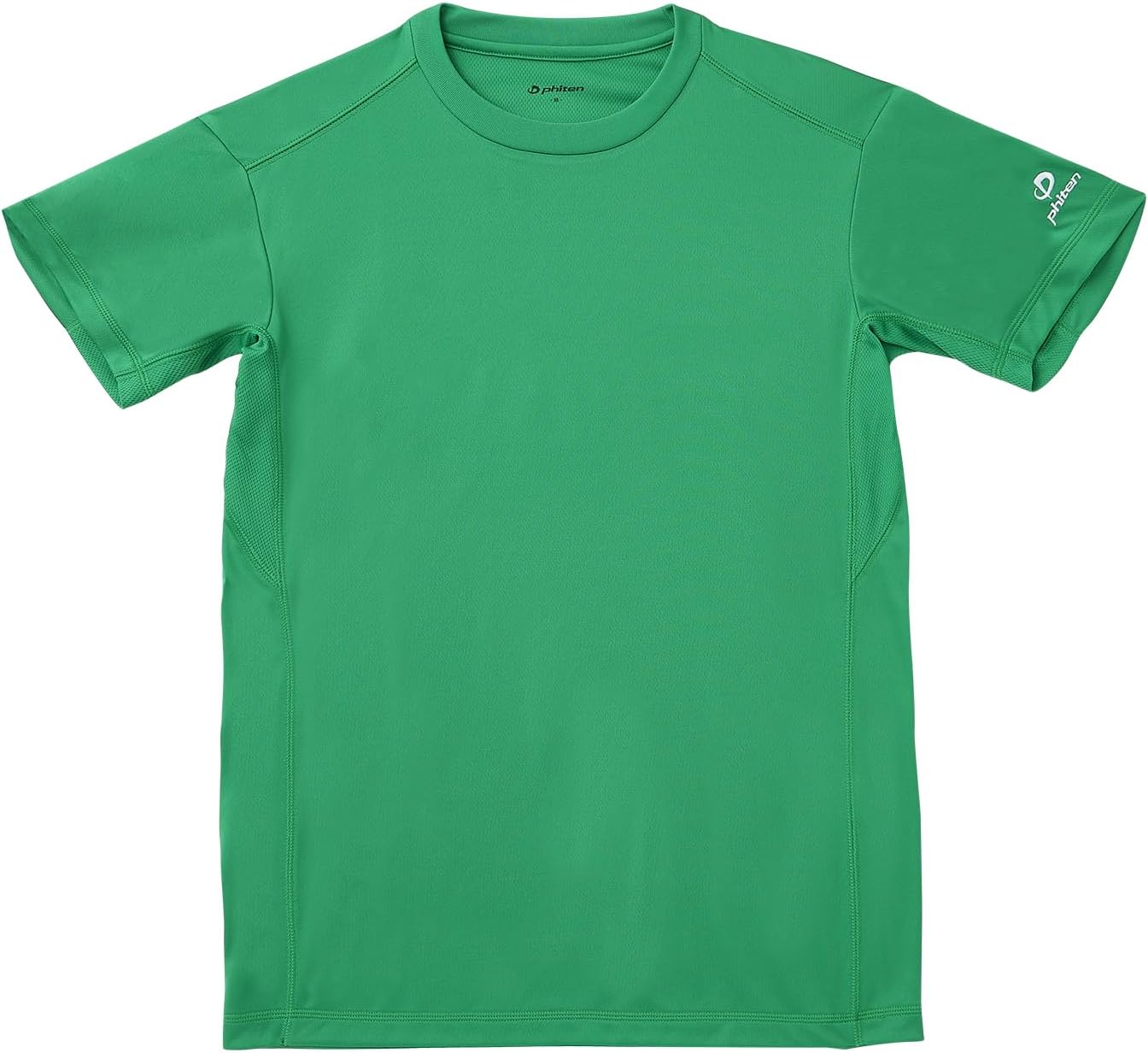 

Футболка Phiten RAKU, с коротким рукавом, однотонная, унисекс, зеленый