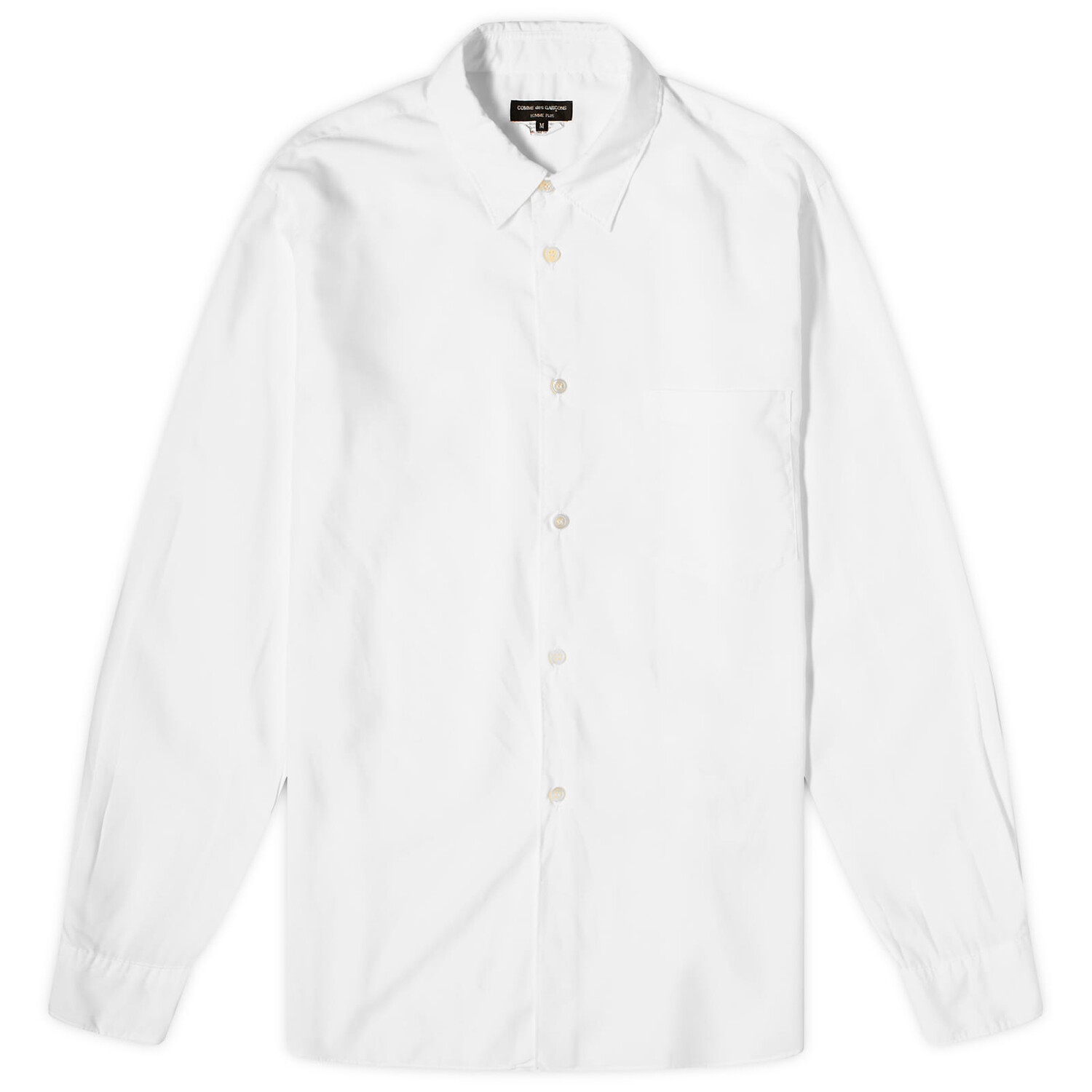 

Рубашка Comme Des Garçons Homme Plus Garment Treated Shirt, белый