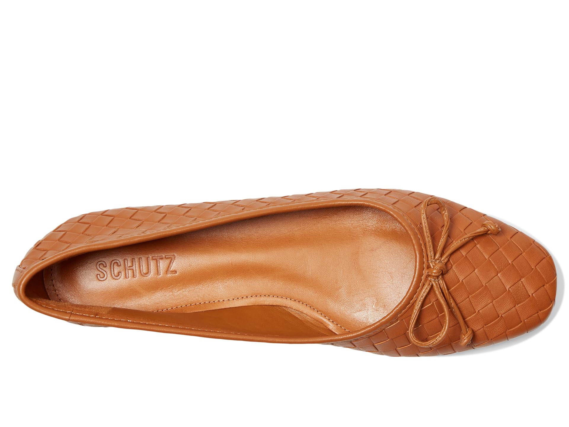 Балетки Schutz Arissa Woven, Cuoio Brown — фото 2