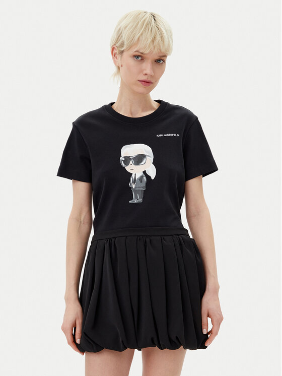 

Футболка обычного кроя A1W17130 Karl Lagerfeld, черный