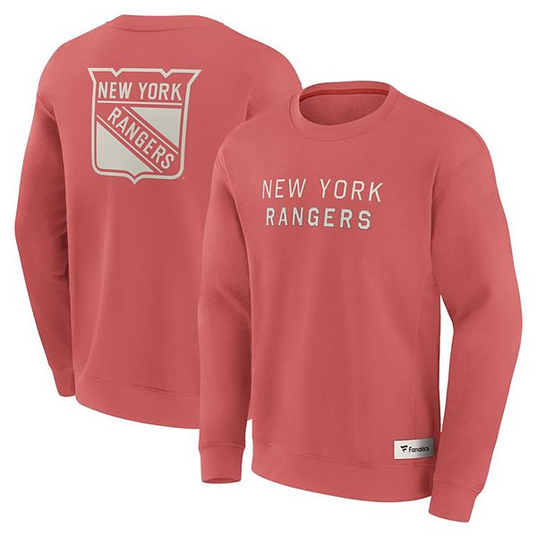 

Мужской красный свитшот new york rangers elements future ground lettering Fanatics