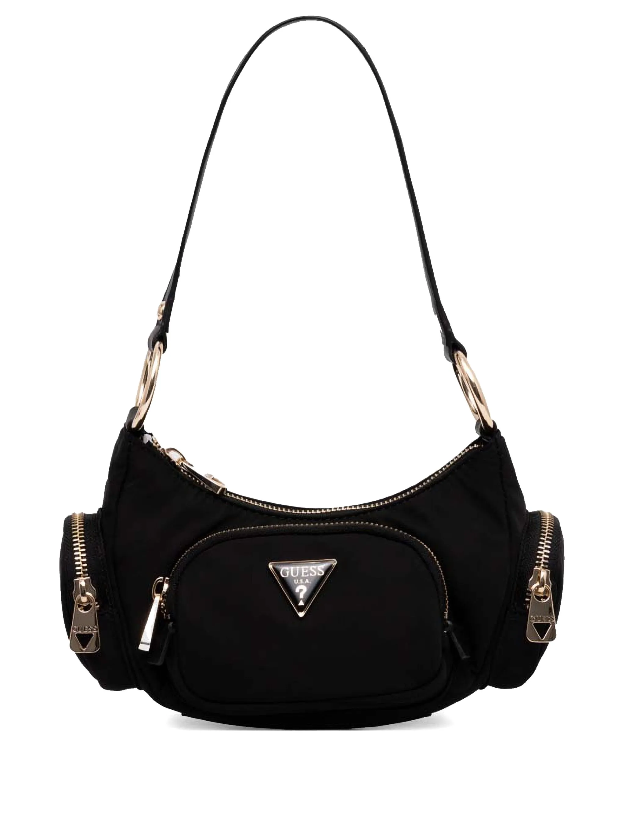 

Сумка на плечо с логотипом Guess Usa, черный