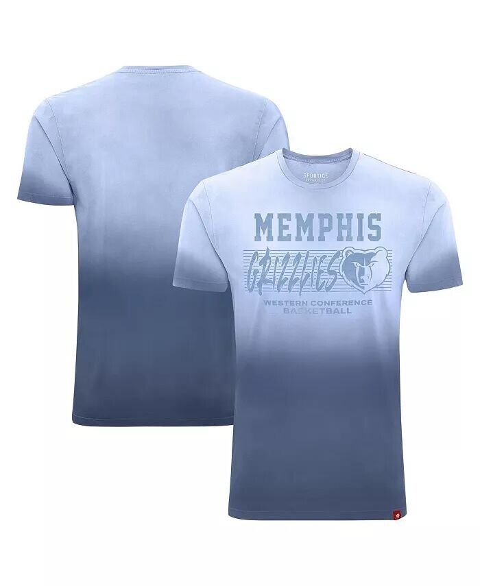 

Футболка Navy Memphis Grizzlies Bingham Sun-Fade для мужчин и женщин Sportiqe