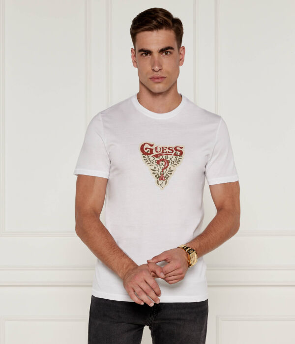 

Футболки Slim fit Guess Jeans, белый