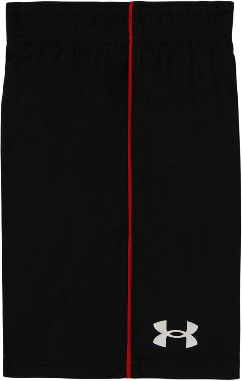 Under Armour майка с короткими рукавами и шорты для мальчиков, легкие и дышащие, Red Twist/Black — фото 2