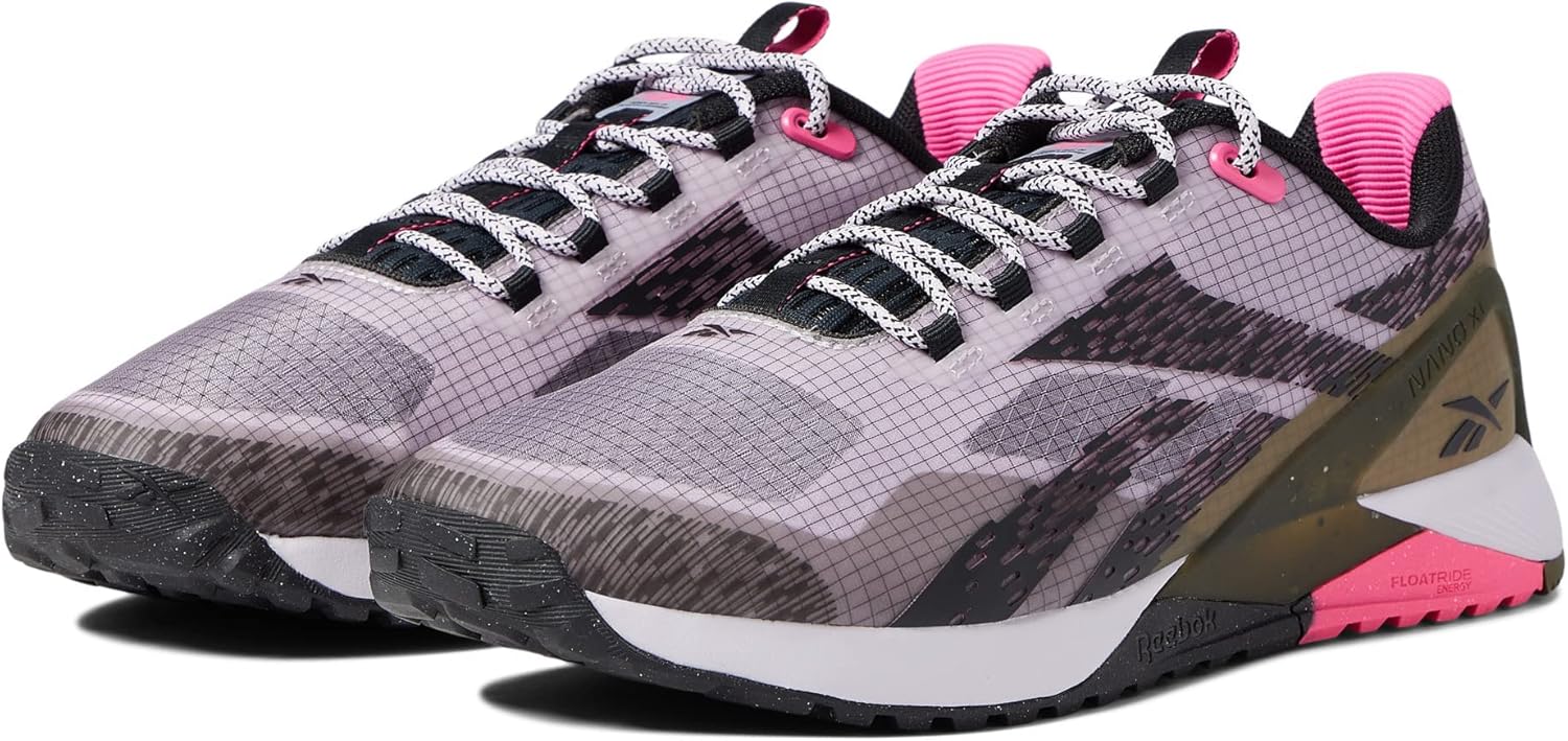 Мужские кроссовки Reebok Nano X1 TR Adventure, черный/розовый — фото 2