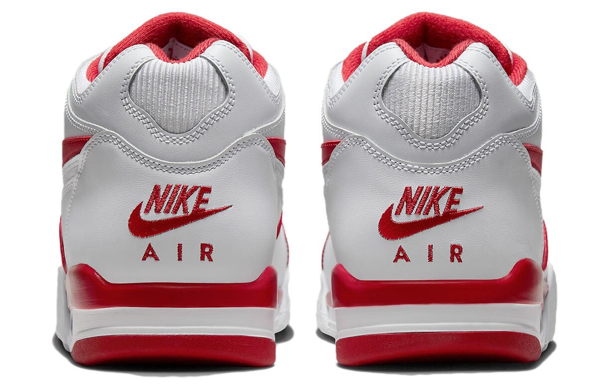 Мужские баскетбольные кроссовки Nike Air Flight 89 Vintage, White/Red — фото 4