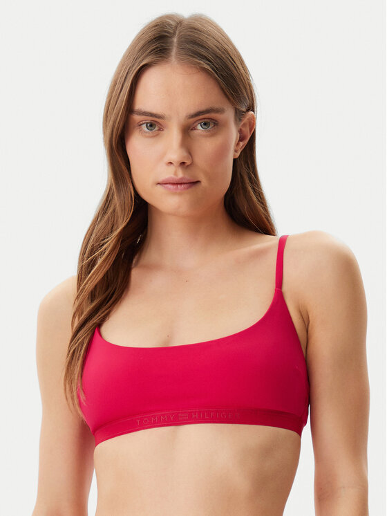 

Топ бикини UW0UW05803 Tommy Hilfiger, розовый