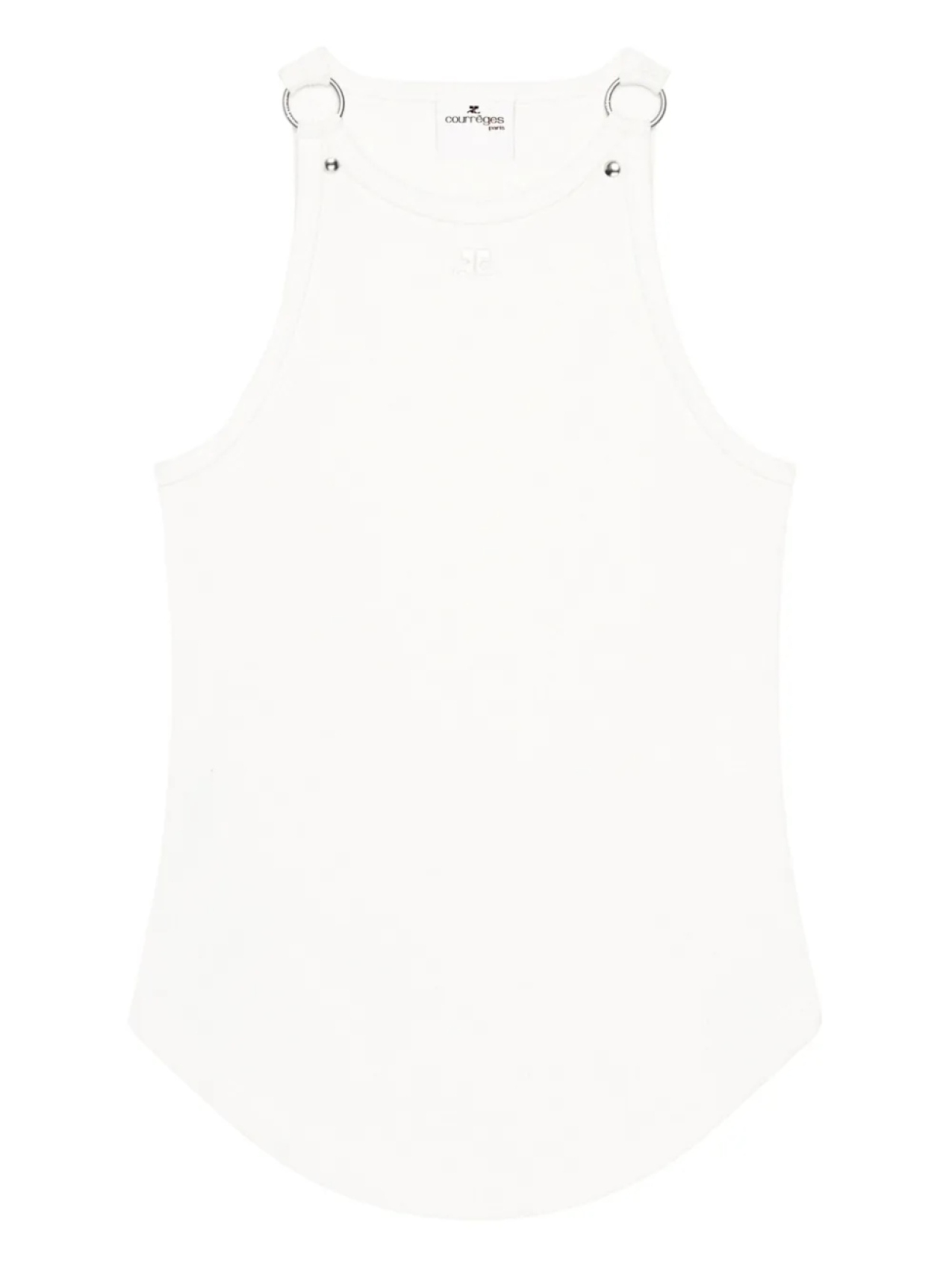 

Топ без рукавов Courrèges, белый