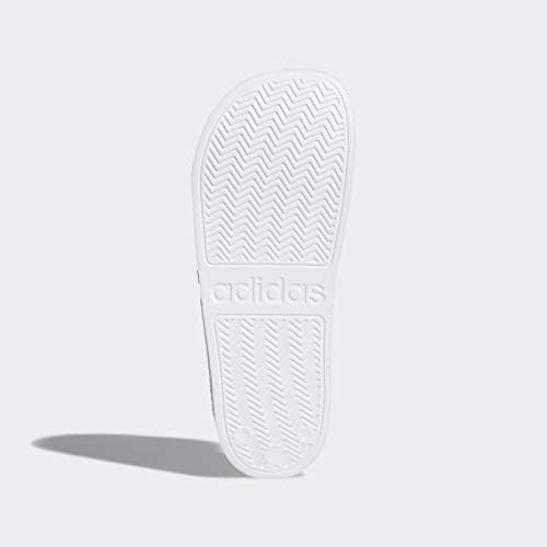 Мужские шлепанцы для душа Adidas Adilette, белый/черный — фото 3