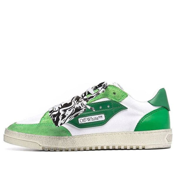 

Кроссовки vulcanized 5.0 low-top sneaker 'green white' Off-White, зеленый