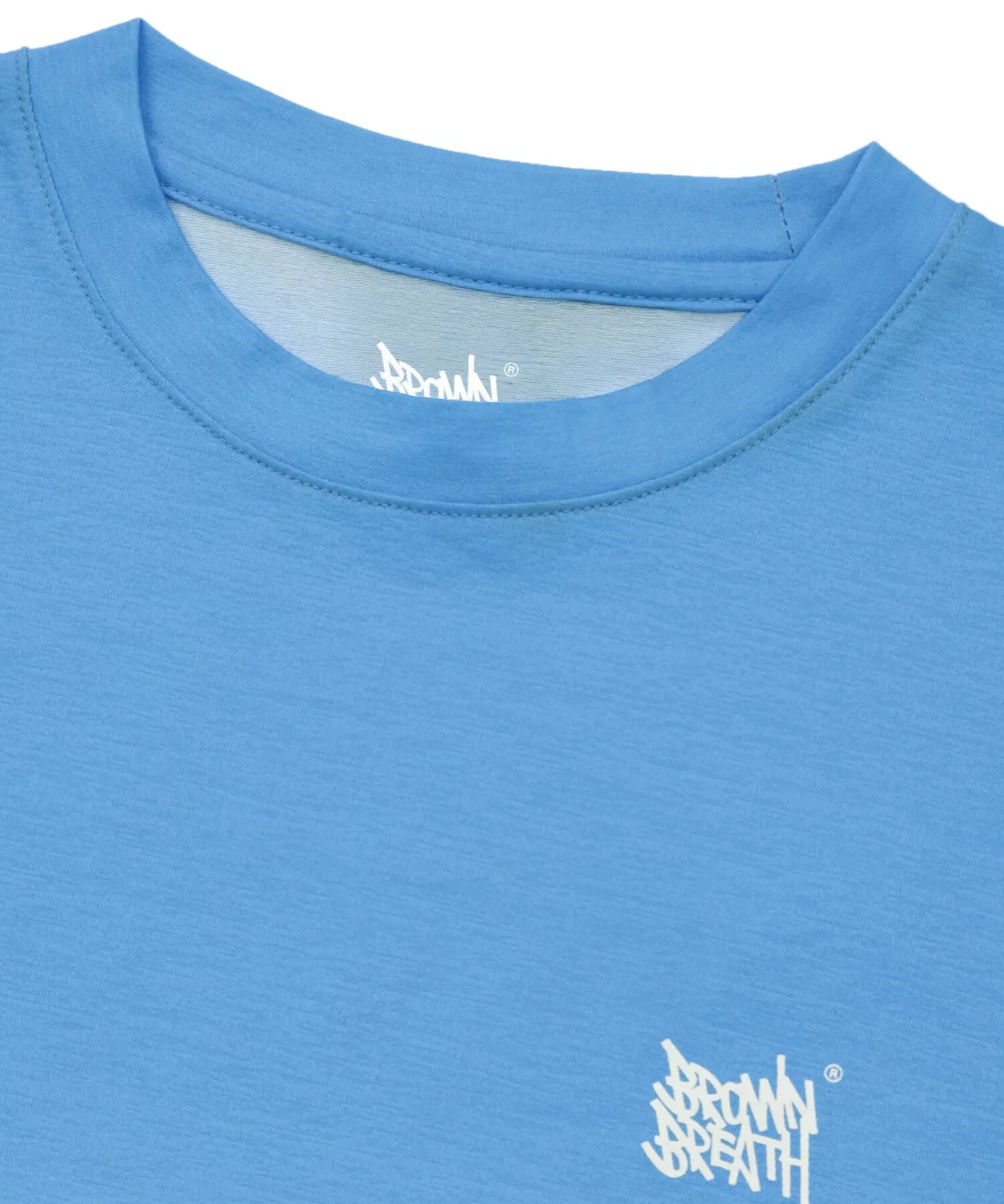 Детская футболка с градиентным принтом синяя от Brownbreath Kids — фото 4