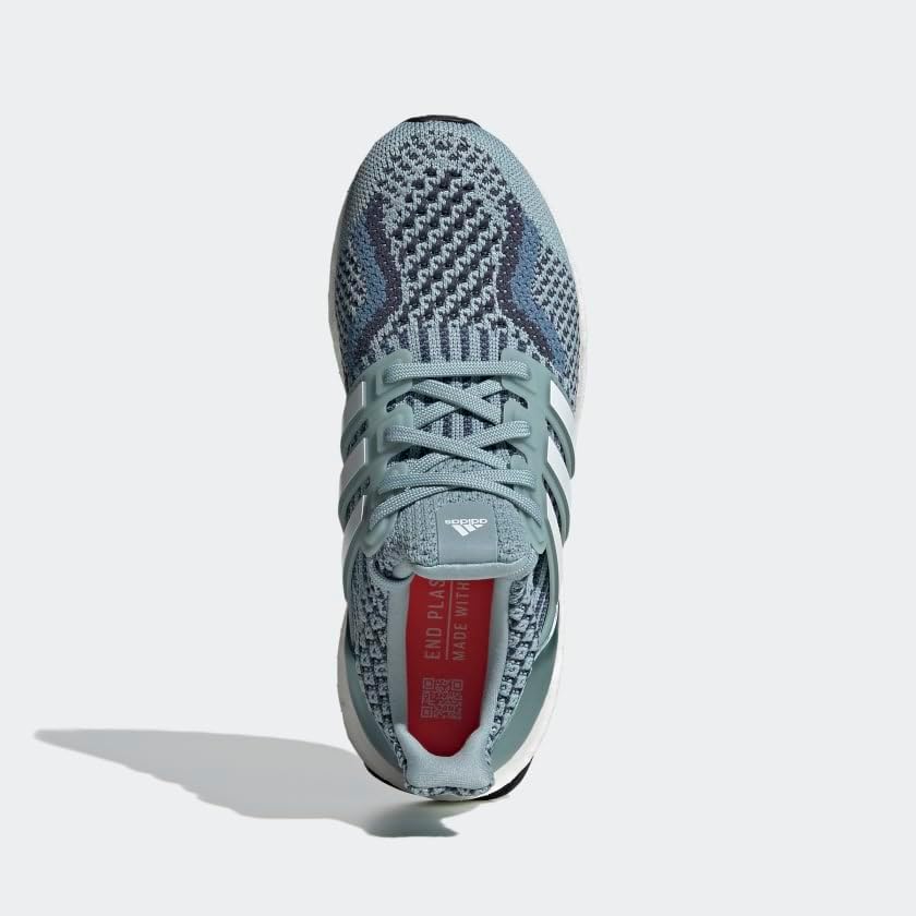 Кроссовки Adidas Unisex-Child Ultraboost 5.0 DNA для бега, белый/синий/серый — фото 2