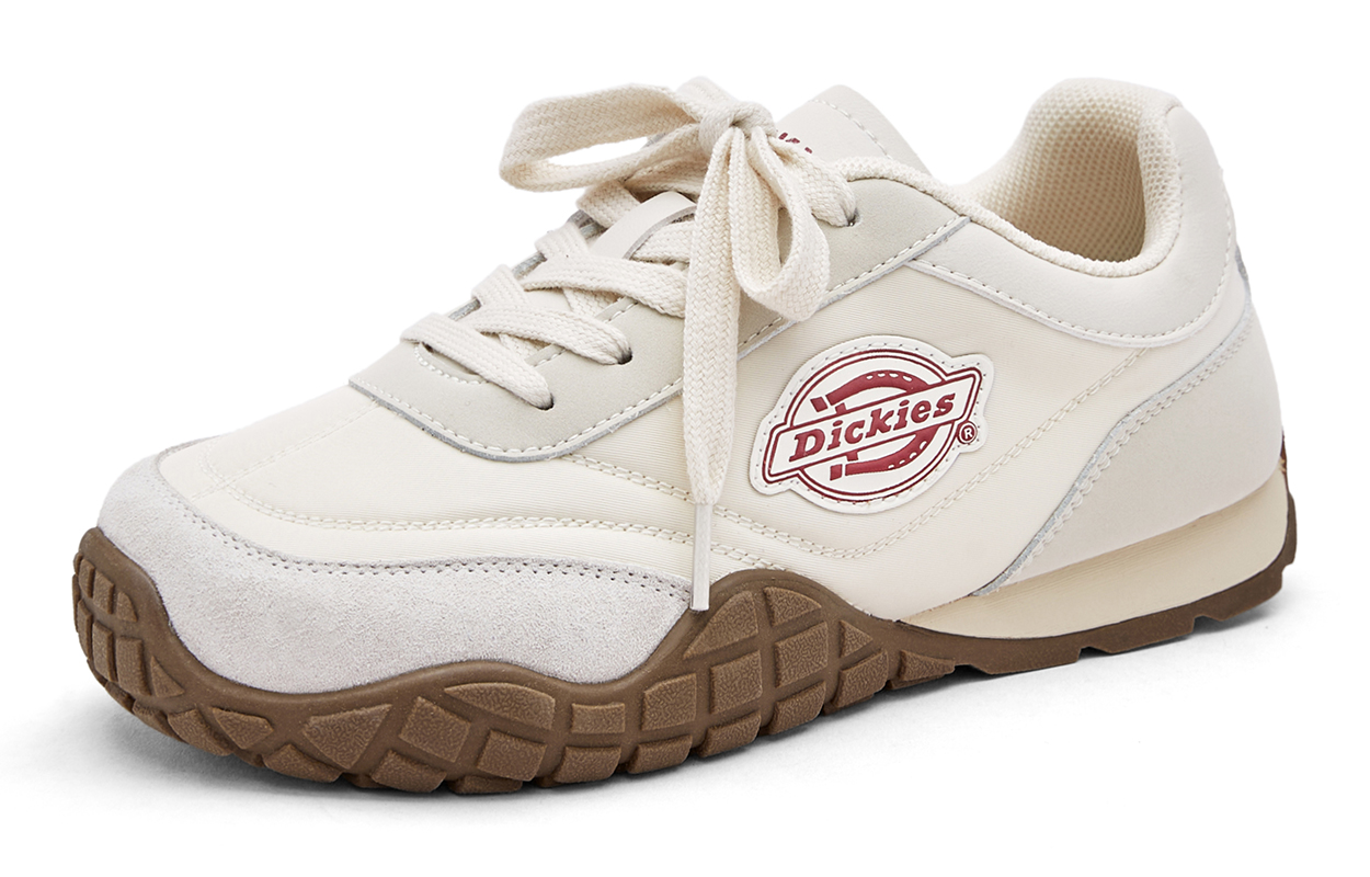 Низкие детские кроссовки для подростков Dickies, экрю — фото 2