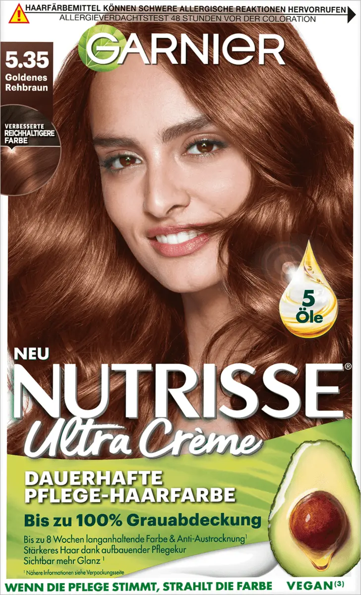 

Цвет волос 5.35 золотисто-палевый 1 шт. Nutrisse
