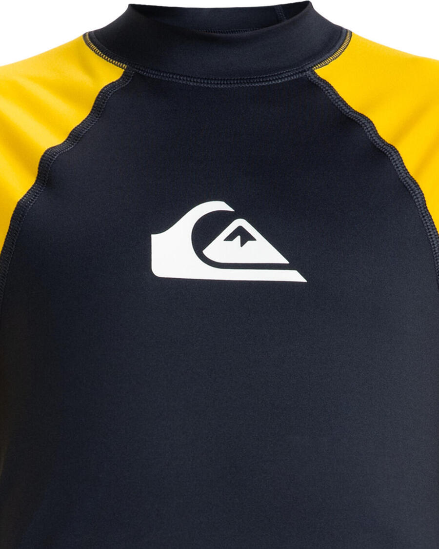 QUIKSILVER Футболка для серфинга с короткими рукавами и защитой от ультрафиолета UPF 50 на каждый день Blue Boy — фото 3