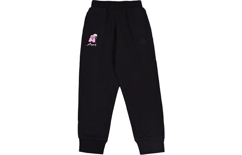 

Детские трикотажные спортивные штаны Adidas, черный