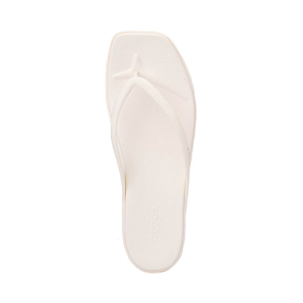 Сандалии Womens Crocs Miami Flip Flop Sandal, цвет Chalk White — фото 2