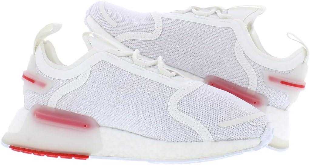 Кроссовки adidas NMDV3 для мальчиков, белый/красный/синий — фото 2