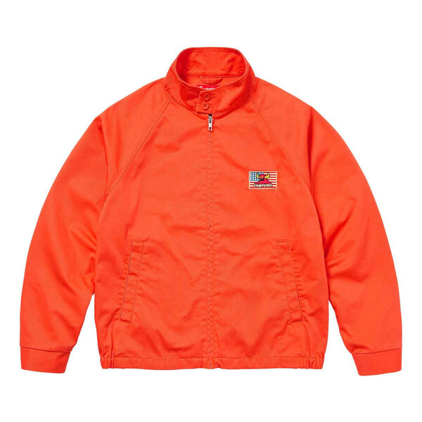 

Куртка x toy machine harrington jacket 'orange' Supreme, оранжевый