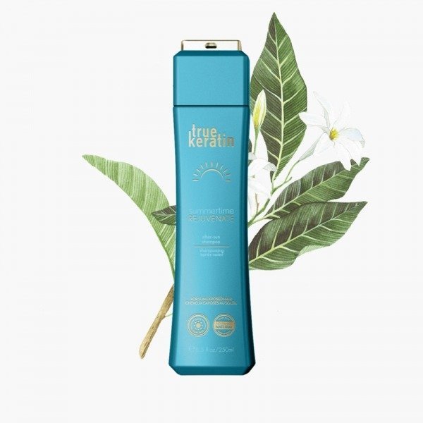 

True Keratin Summertime Rejuvenate After Sun Shampoo - Питательный шампунь после загара с алоэ и маслом монои после кератина 250 мл Inna marka