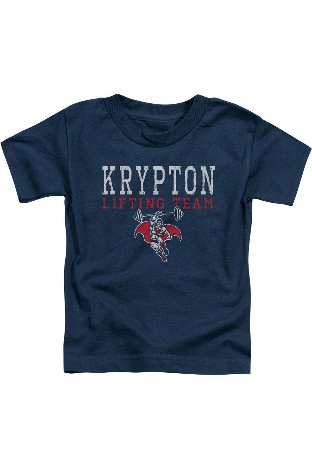 

Футболка для малышей с коротким рукавом DC Comics Krypton Lifting Gildan, темно-синий