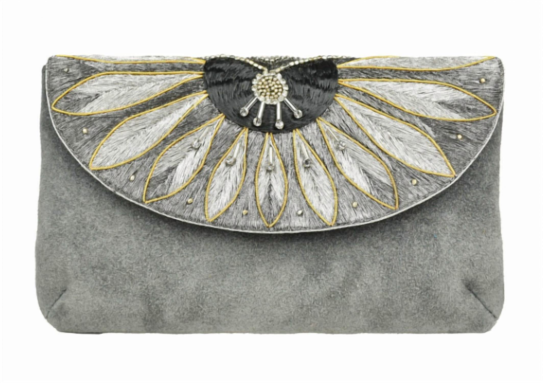 

Аполония Классическая сумка в сером цвете Nahua, серый