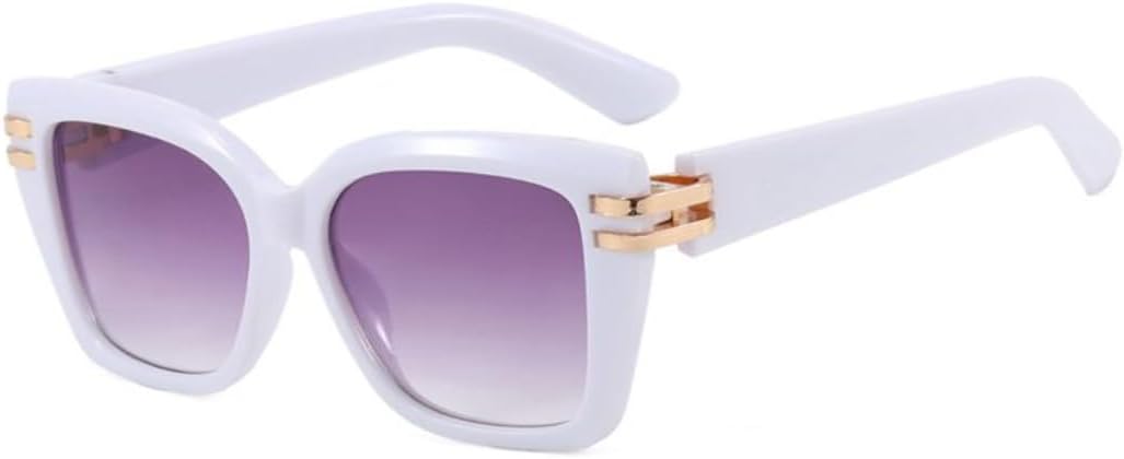 

Модные солнцезащитные очки премиум-класса для женщин в высококачественной оправе, предназначенные для использования на открытом воздухе, с защитой от УФ-излучения UV400, роскошные очки VVTWSSW, White