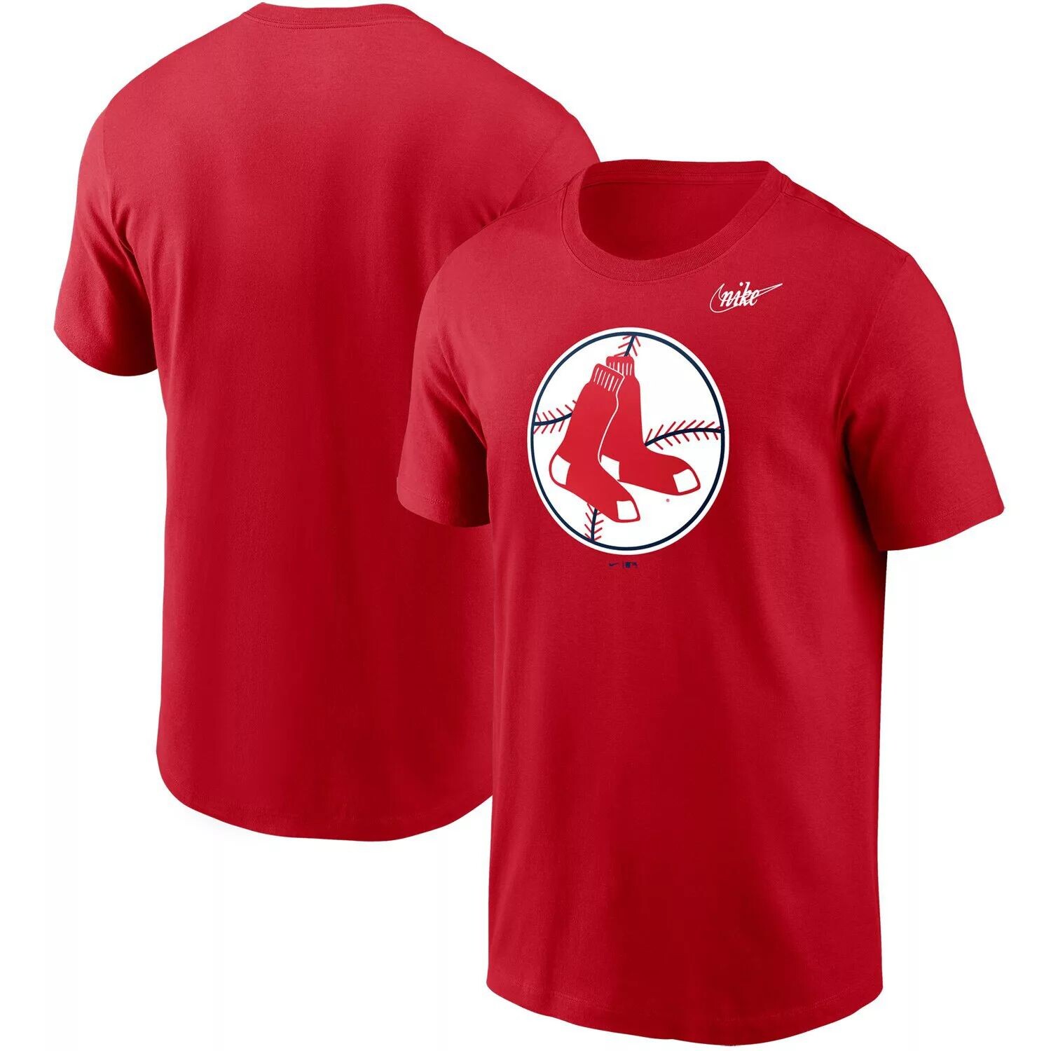 

Мужская футболка с логотипом Nike Red Boston Red Sox Cooperstown Collection