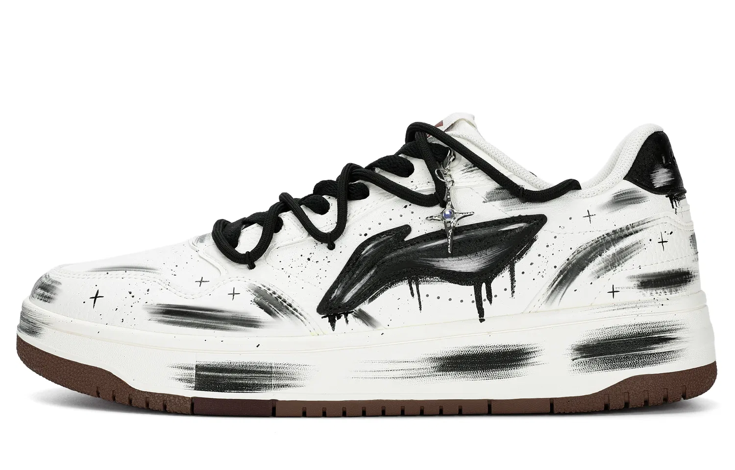 Кеды низкие Li-Ning Black White — фото 3