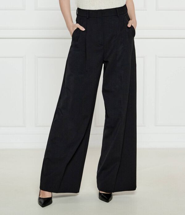 

Брюки женские Weekend Maxmara палаццо шерстяные, черный