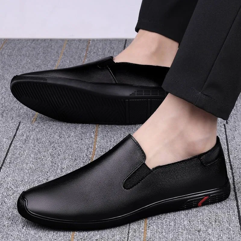 Лоферы из французской кожи, Formal Shoes, Black UOPYNE — фото 4