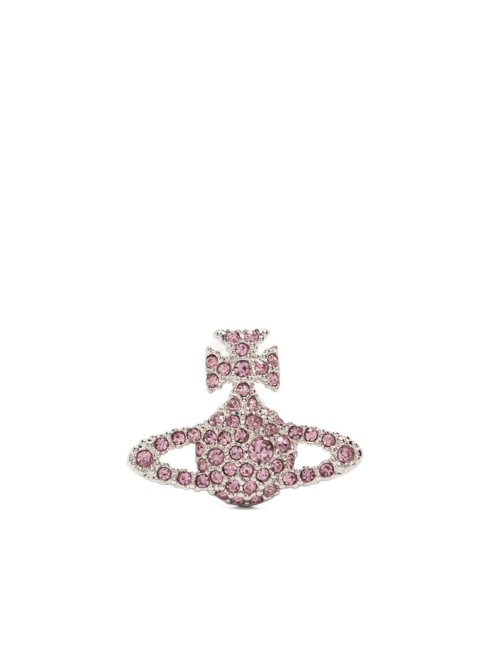 

Серьги Grace Bas Relief Orb с кристаллами Vivienne Westwood, серебяный