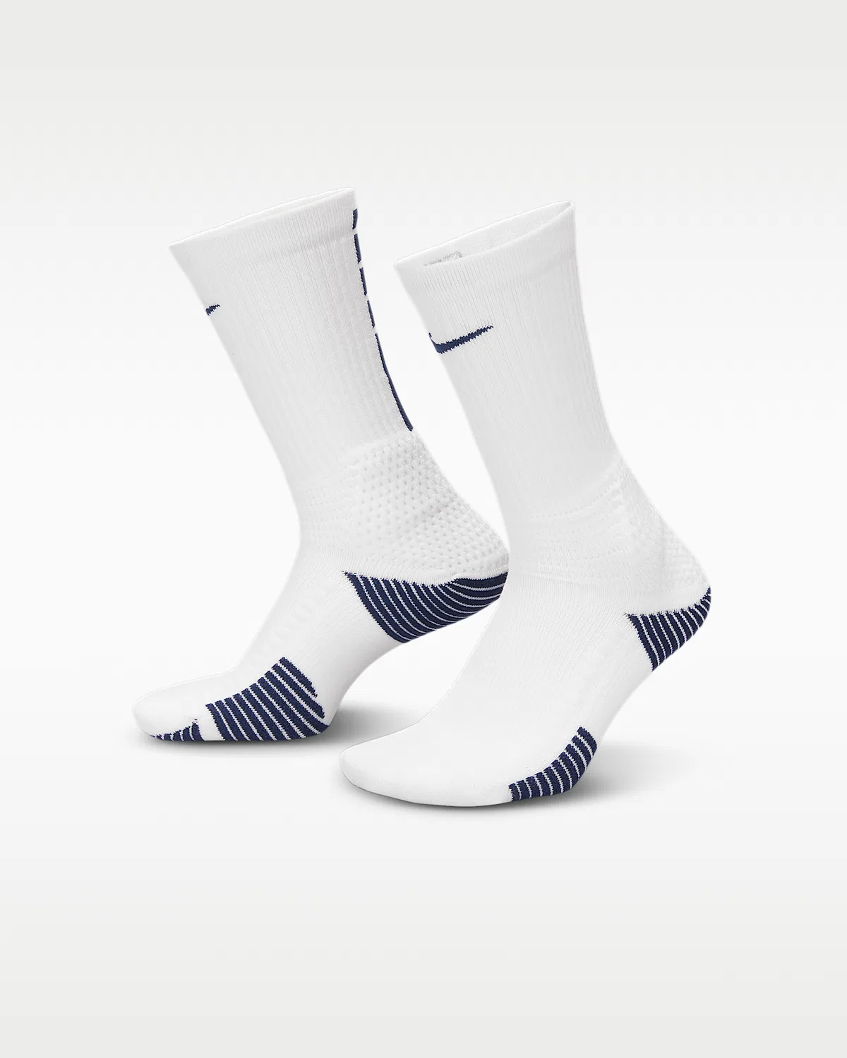 Носки Nike Elite 2.0 с амортизацией (1 пара), White/College Navy/College Navy
