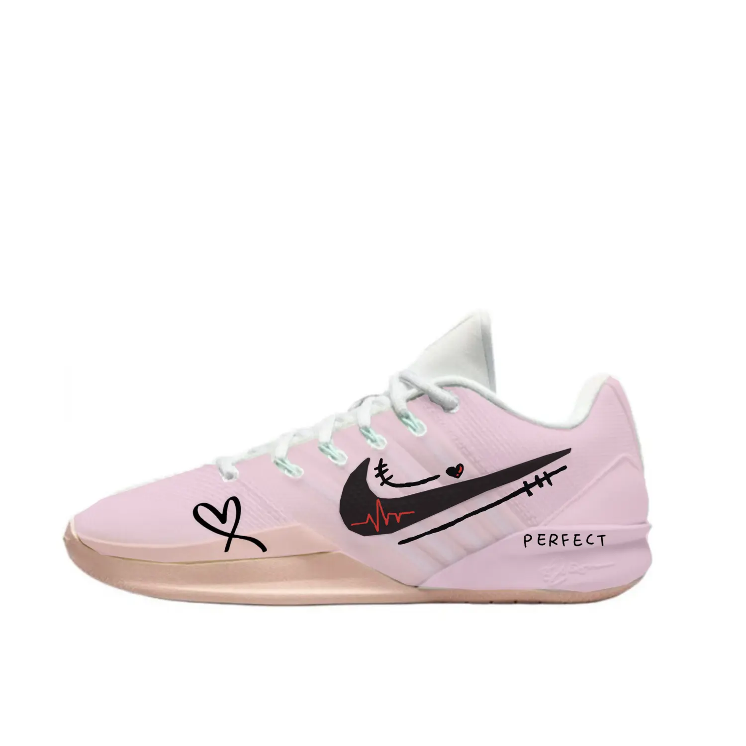 

Nike Sabrina 3 Cushioning, износостойкие низкие баскетбольные кроссовки Unisex Pink