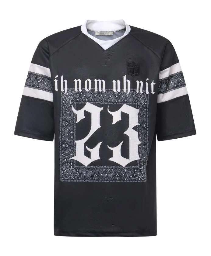 

Футболка с V-образным вырезом оверсайз Ih Nom Uh Nit, мультиколор