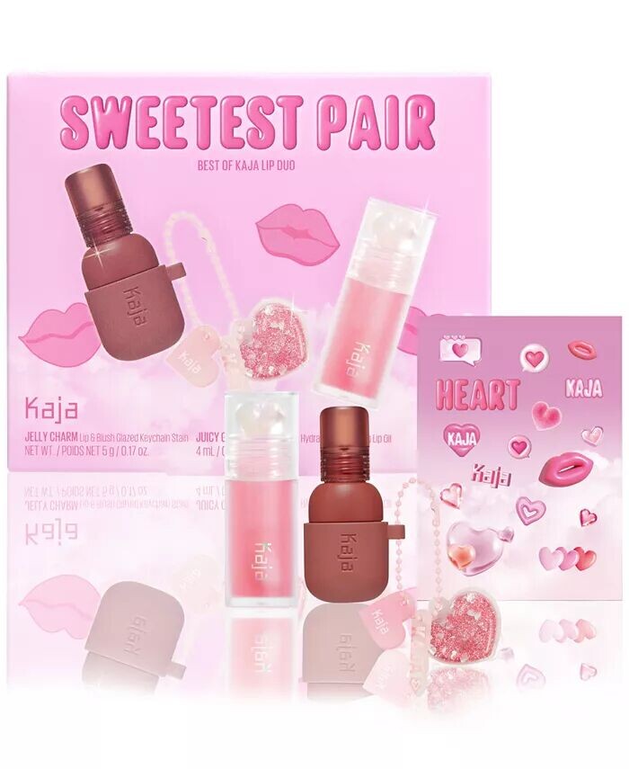 

2 шт. Sweetest Pair Набор для губ Best of Kaja, цвет Pink