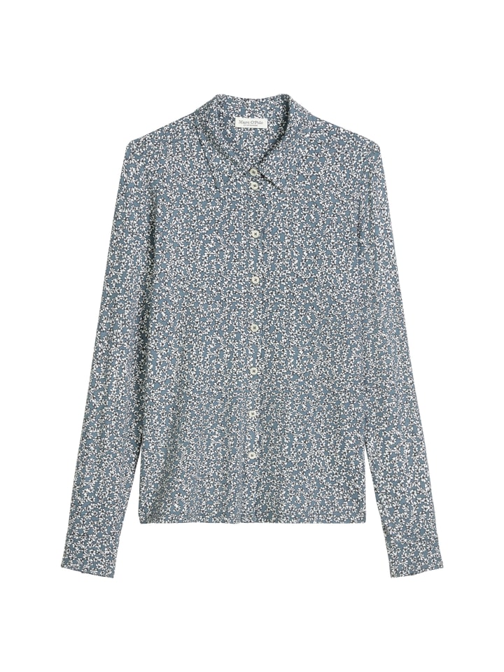 

Блузка с принтом из джерси, обычная, светло-голубого цвета Marc O'Polo