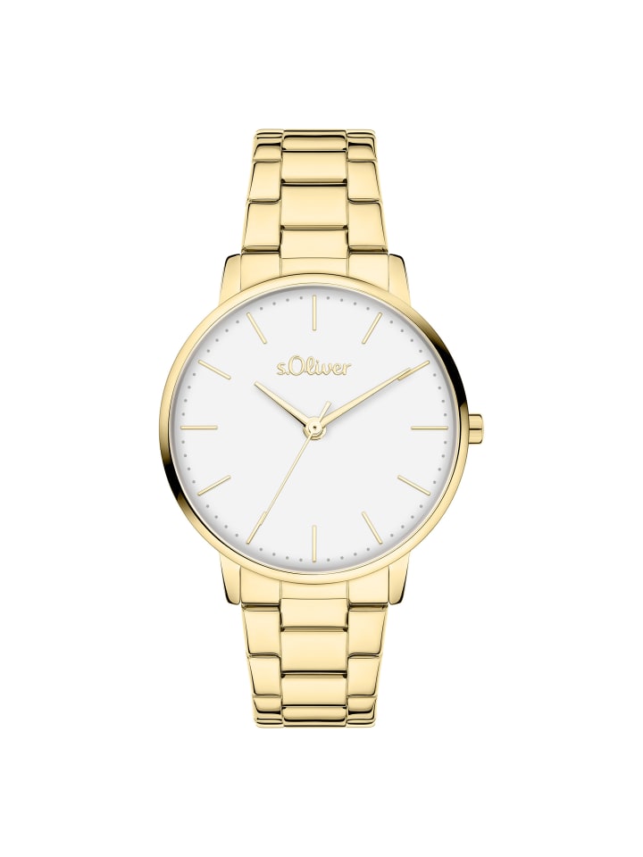 

s.Oliver Современные и вневременные золотые наручные часы