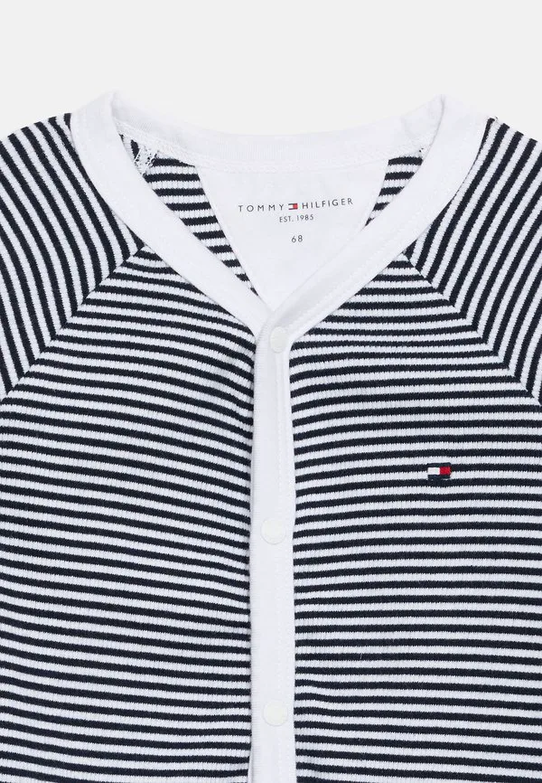 Базовый ребристый свободный комбинезон-комбинезон Tommy Hilfiger, Dark Night Navy — фото 4