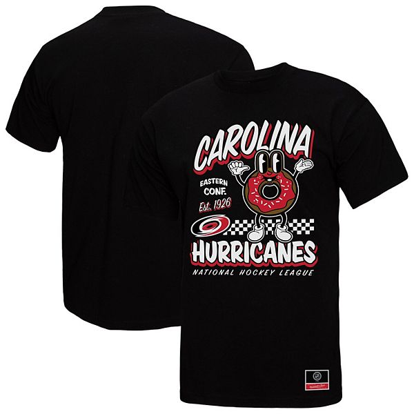 

Мужская черная футболка carolina hurricanes local food Mitchell & Ness